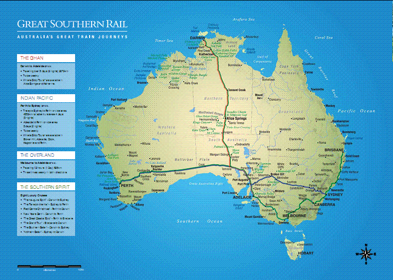 Melbourne to Perth on the Indian Pacific