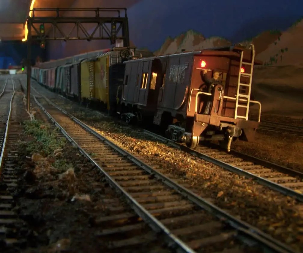 Caboose Light Markers Model Railroad Ballast