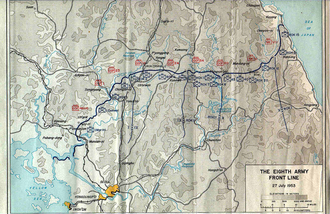 Korean War Maps Series Armchair General Magazine We Put YOU in Command!
