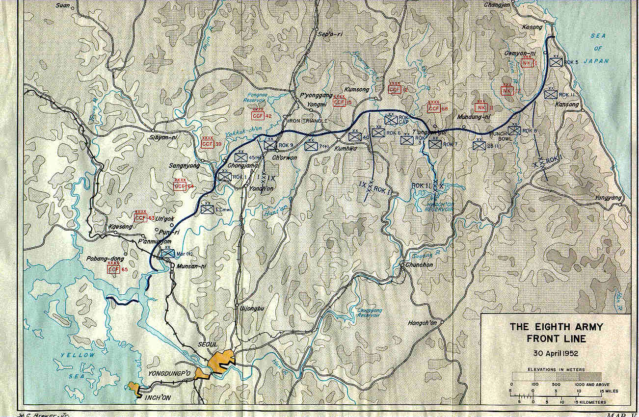 Korean War Maps Series Armchair General Magazine We Put YOU in Command!