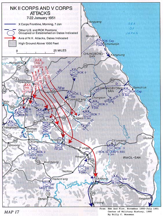 Korean War Maps Series Part IV Armchair General Magazine We Put