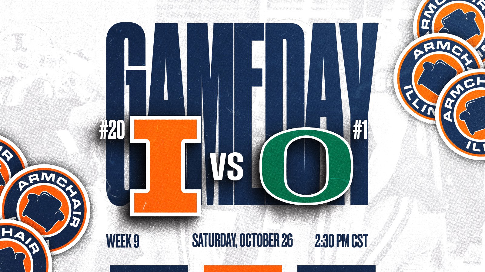 How to watch Illinois Football vs Oregon TV Channel, Stream and Time
