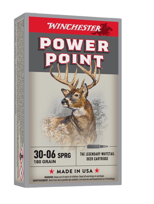 MUNITION WINCHESTER AVEC BOULET POWER POINT Arme de chasse