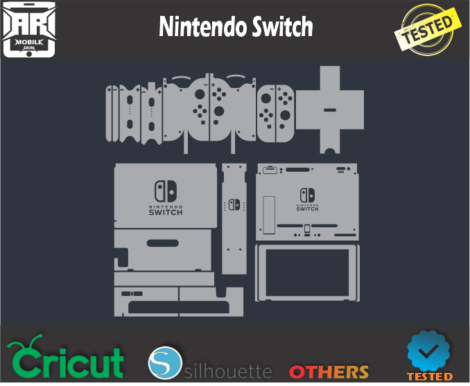 Nintendo Switch Skin Template Vector ARMOBILESKIN