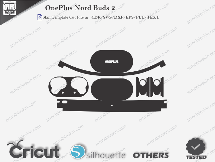 OnePlus Nord Buds 3 Pro Skin Template Vector ARMOBILESKIN