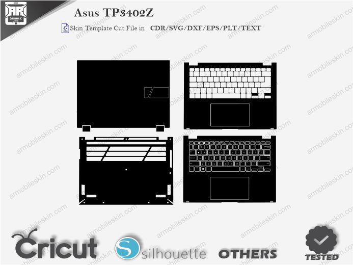 Asus TP3402Z Skin Template Vector ARMOBILESKIN