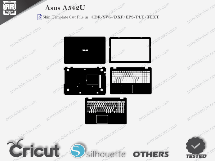 Asus A542U Skin Template Vector ARMOBILESKIN