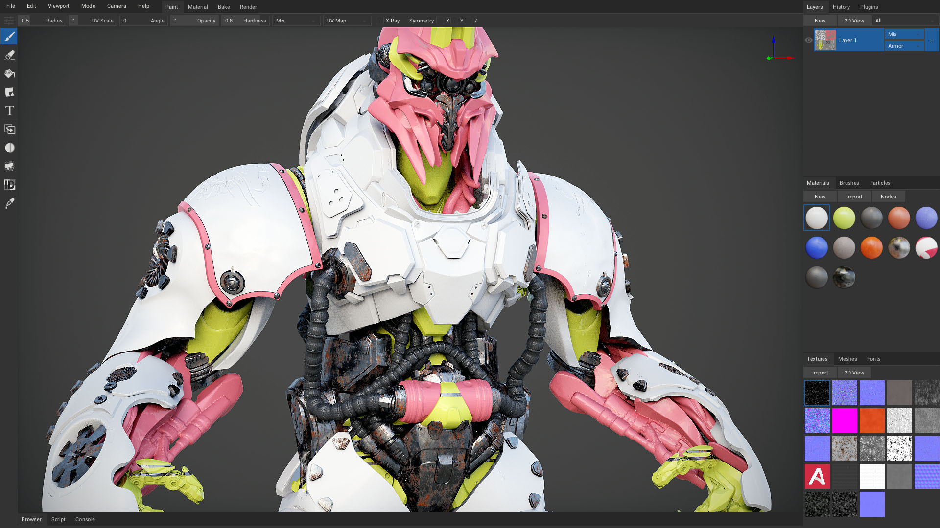 Релиз 3Dредактора ArmorPaint 0.8