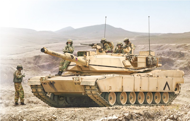 M1A2 Abrams Main Battle Tank (MBT) Armored Vehicles
