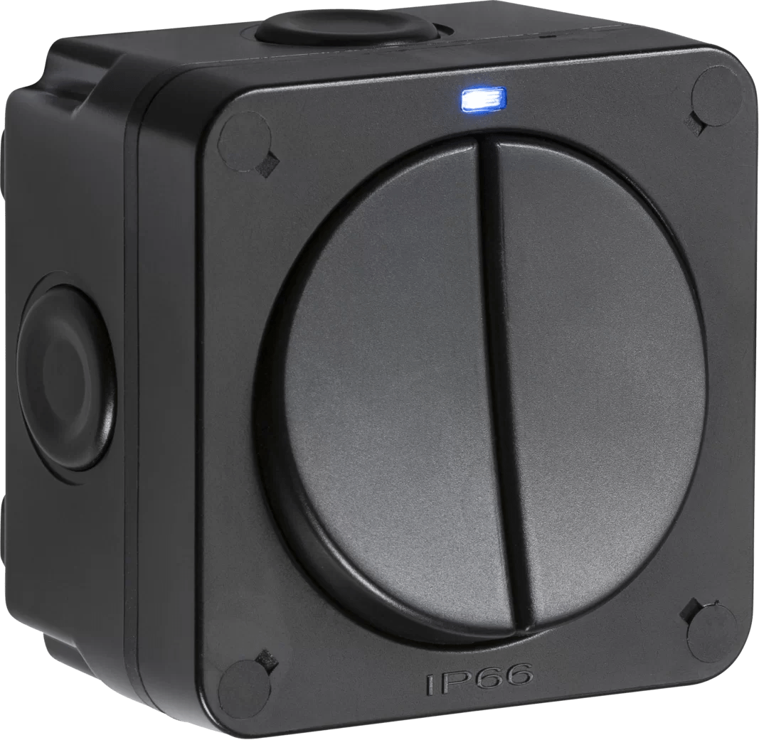 Waterproof 2 Gang 2 Way Switch 10A 20AX Single Pole IP66