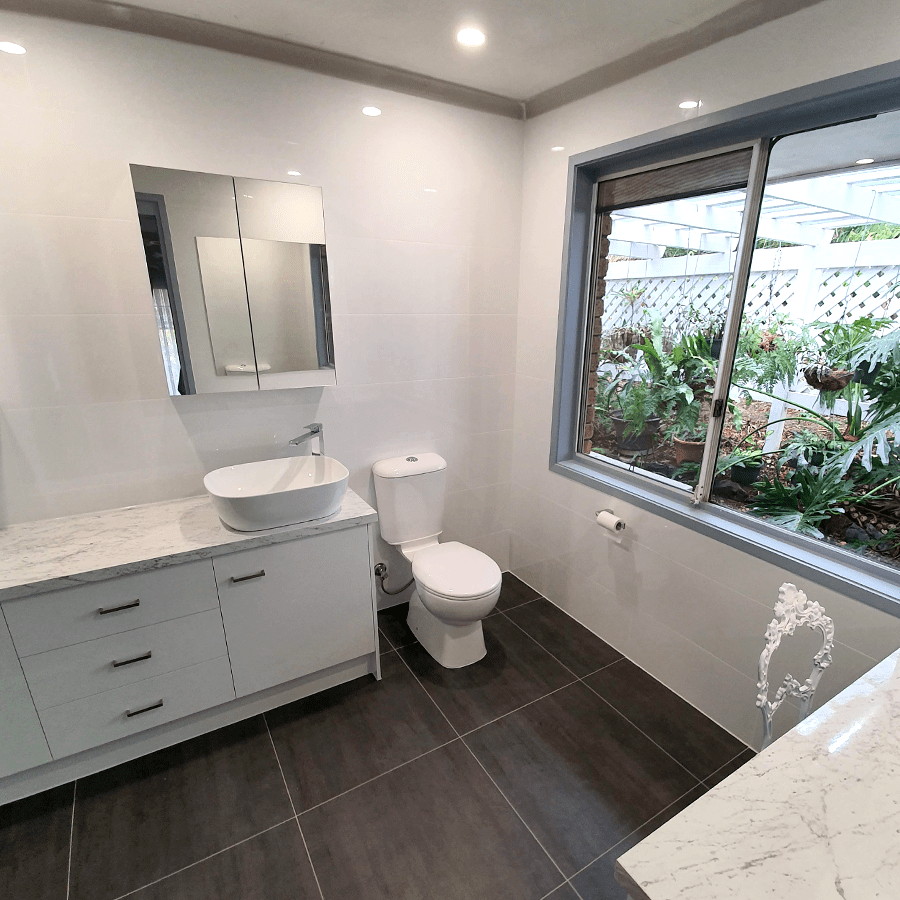 Elegant Concise Bathroom Design Gold Coast Armrock Constructions