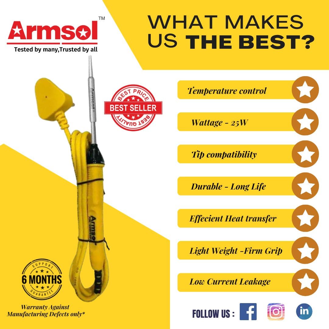 Buy Soldering Iron 25 watt online at Armsol.in
