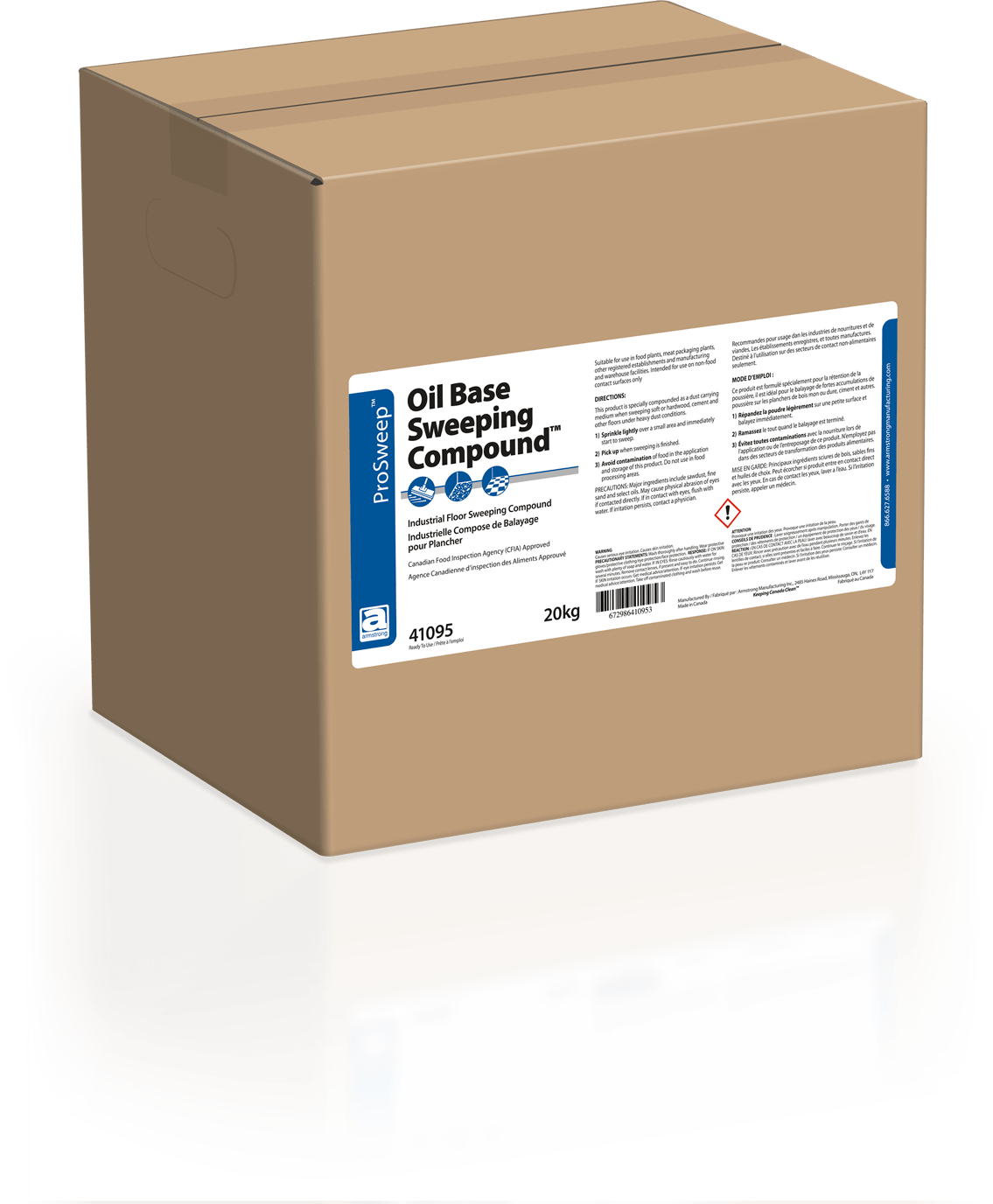 Oil Base Sweeping Compound™ Armstrong Manufacturing Inc.