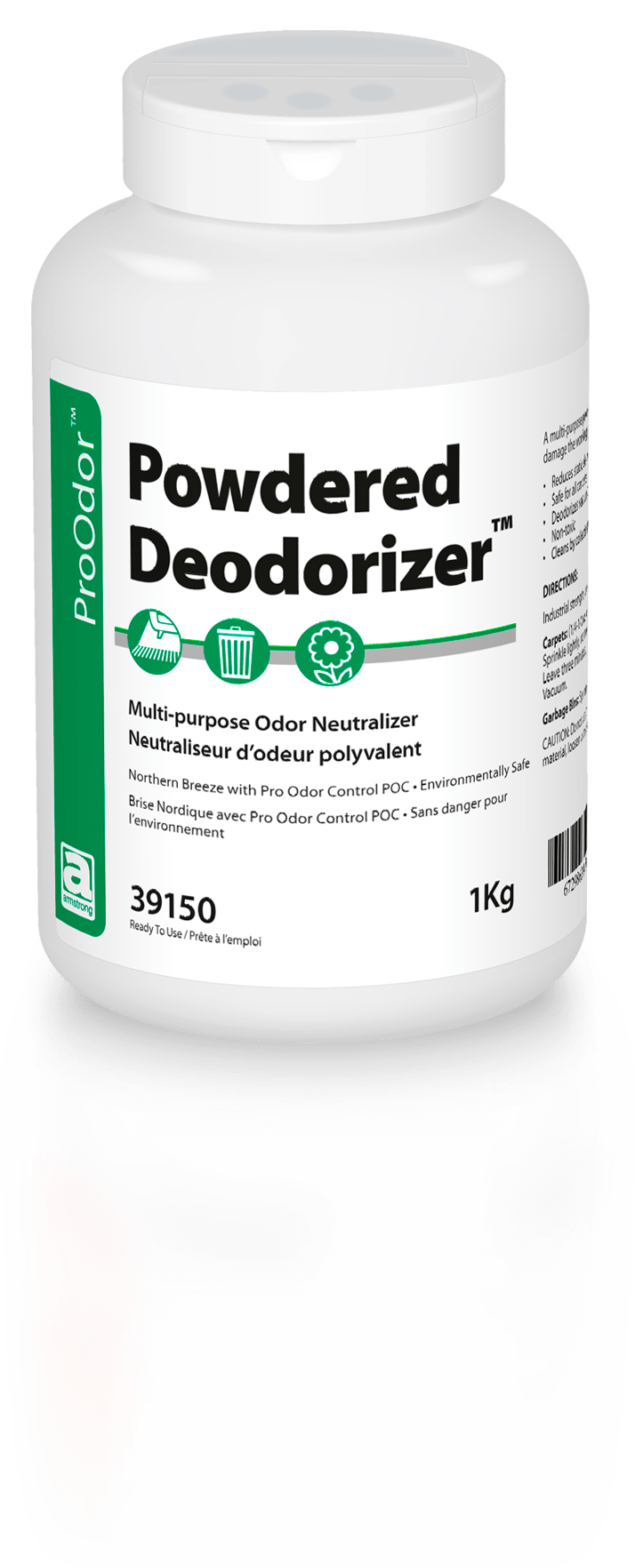 Powdered Deodorizer™ Armstrong Manufacturing Inc.