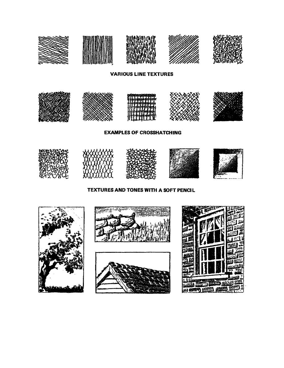 Figure 34. Practical application of pencil texture and tones