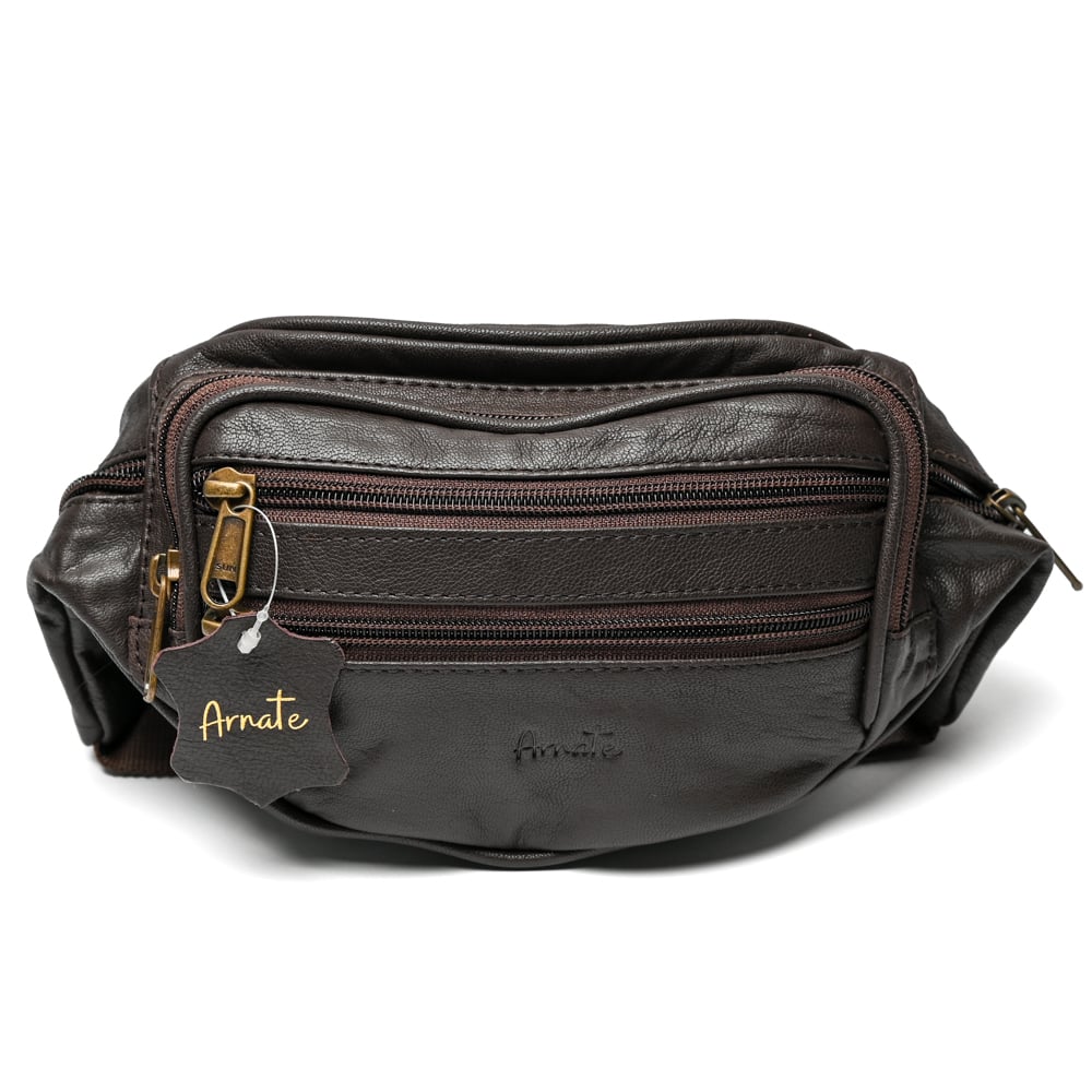 Classic Leather Waist Bag / Bum Bag / Fanny Pack ARNATE