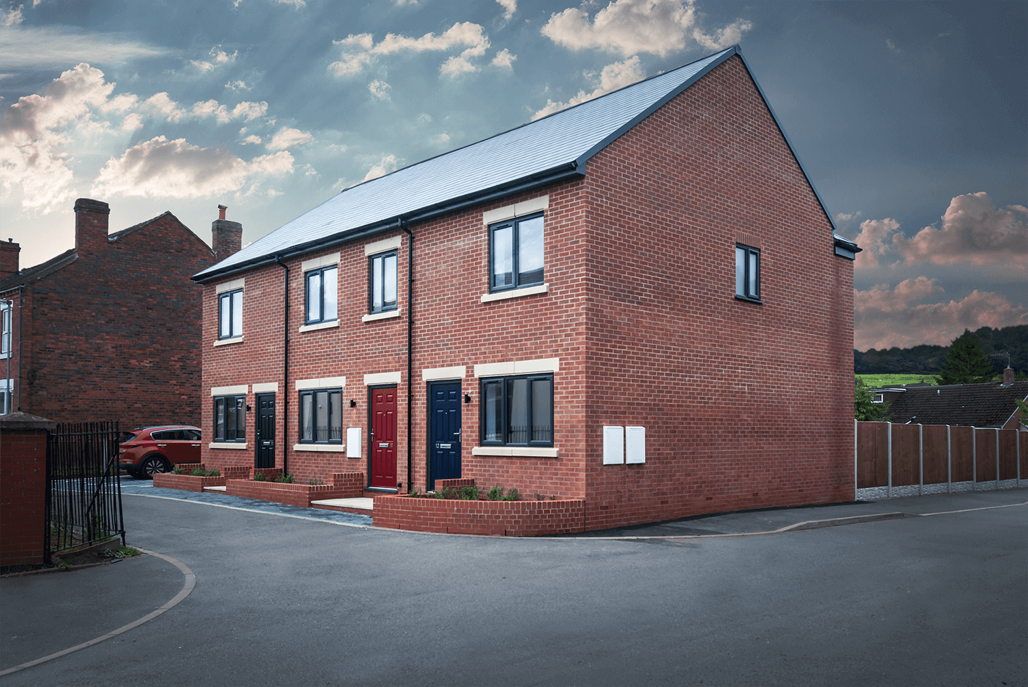 Completed 3x New Homes in Silverdale, NewcastleunderLyme Arni