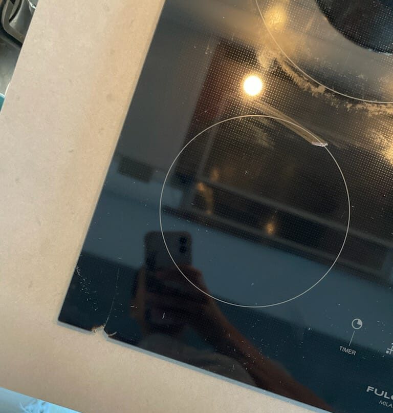 ARNI Services Appliance Repair Broken glass cooktop solution.