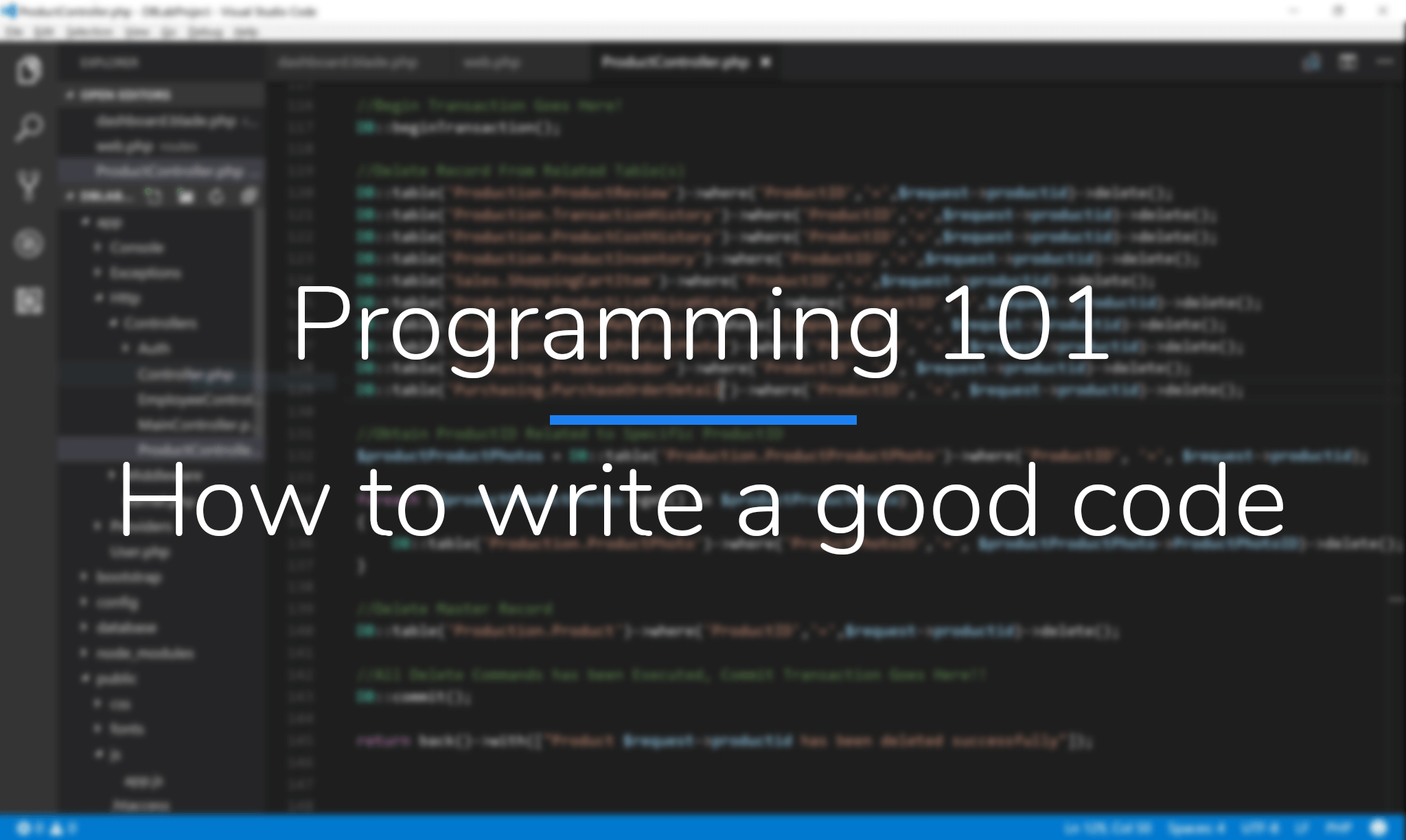 Programming 101 How to write a good code Arnondora