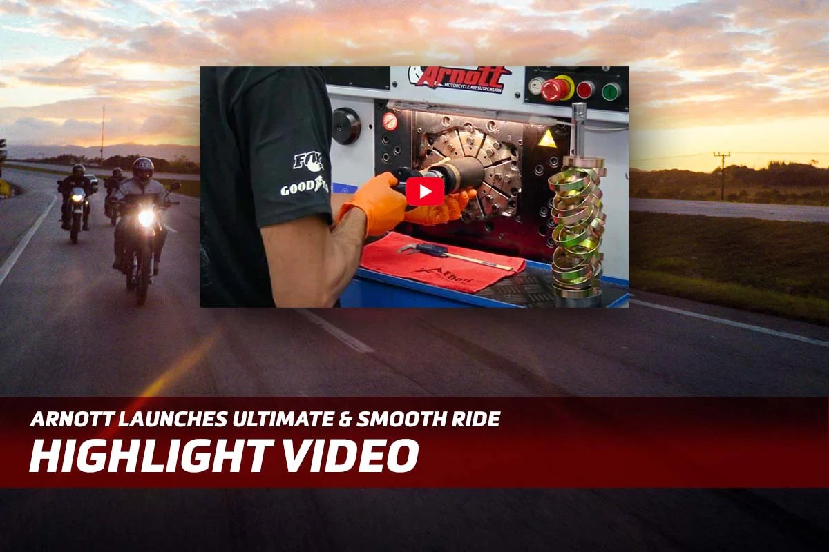 Arnott Launches New Motorcycle Video Featuring Ultimate Ride and Smoot