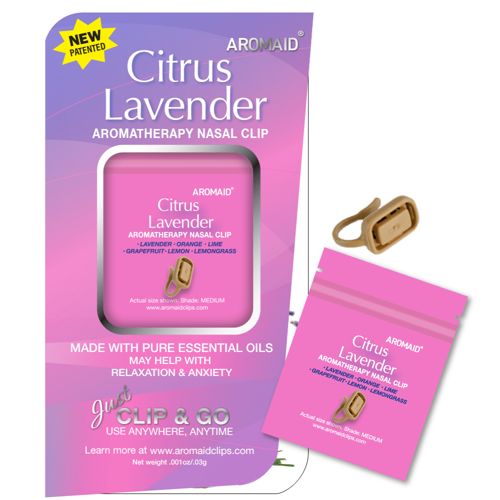 Citrus Lavender Nasal Clip Aromaid