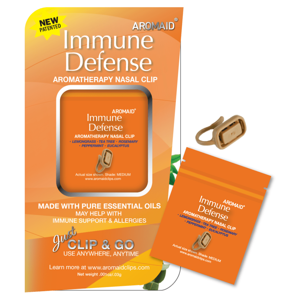 Aromatherapy Essential Oil Personal Clips from Aromaid