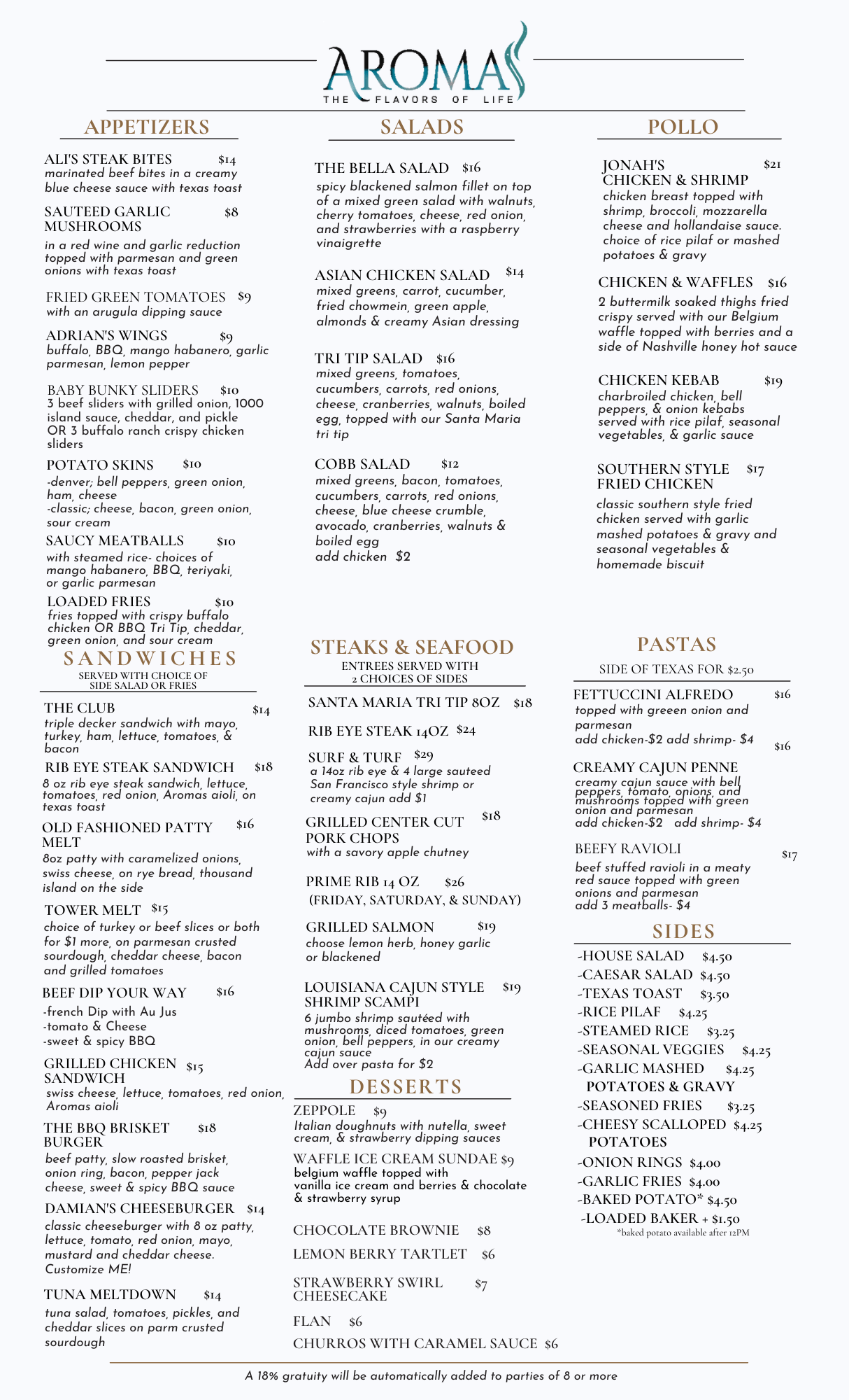 Aromas Restaurant A Chefs Works Restaurant in the heart of Tower