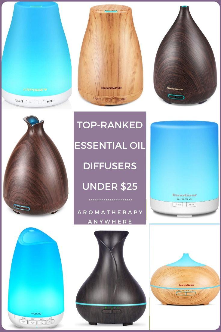 Top Rated Essential Oil Diffusers Under 25 Aromatherapy Anywhere