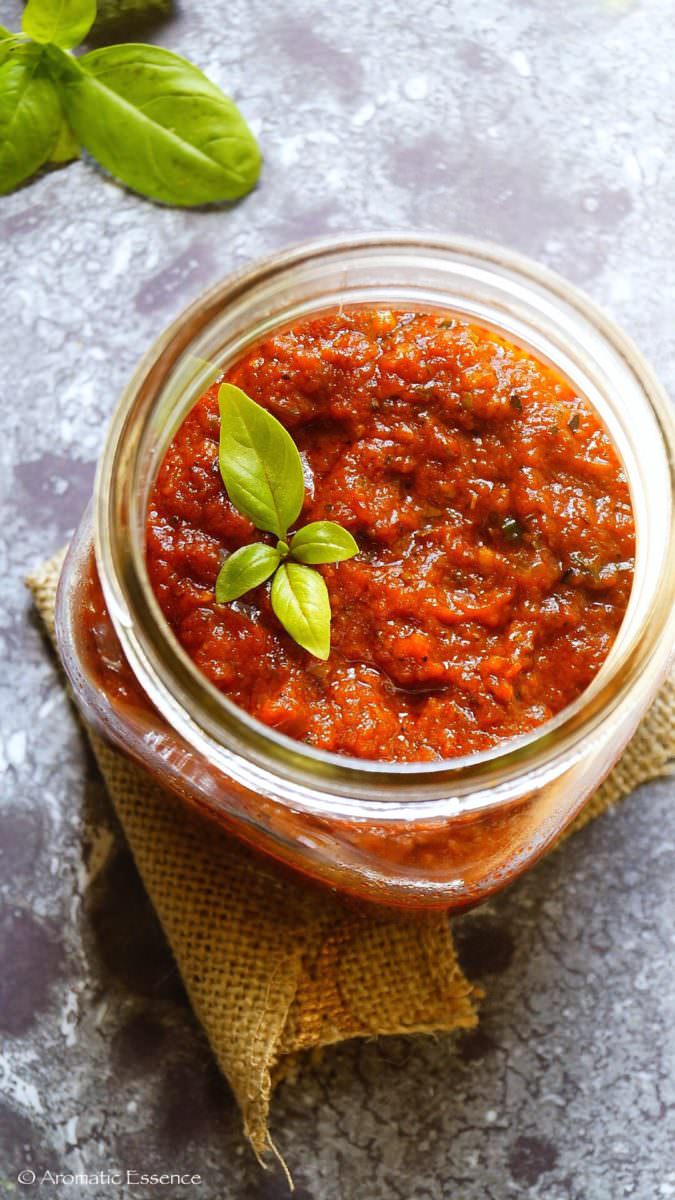 Fresh Tomato Marinara Sauce Aromatic Essence
