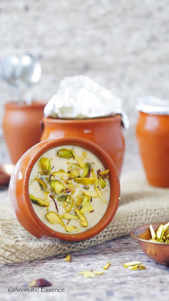 Kulfi Ice Cream NoCook Kesar Pista Kulfi Recipe Aromatic Essence