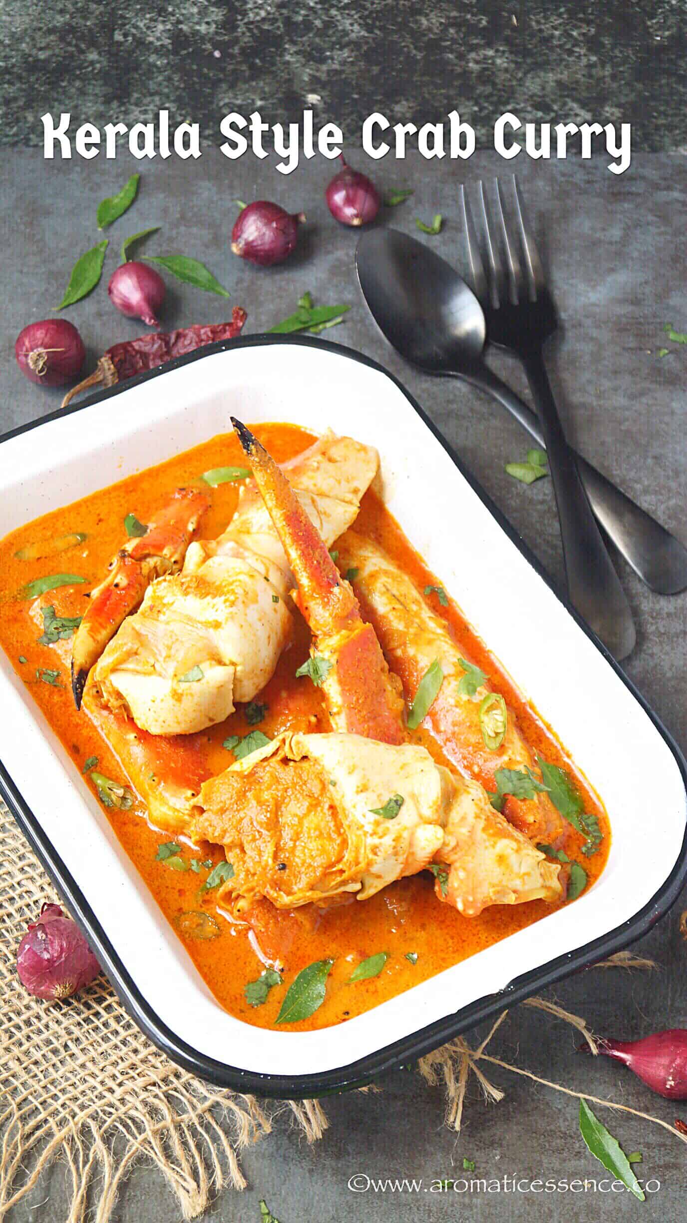 Crab Curry Recipe With Coconut Kerala Njandu Curry Aromatic Essence