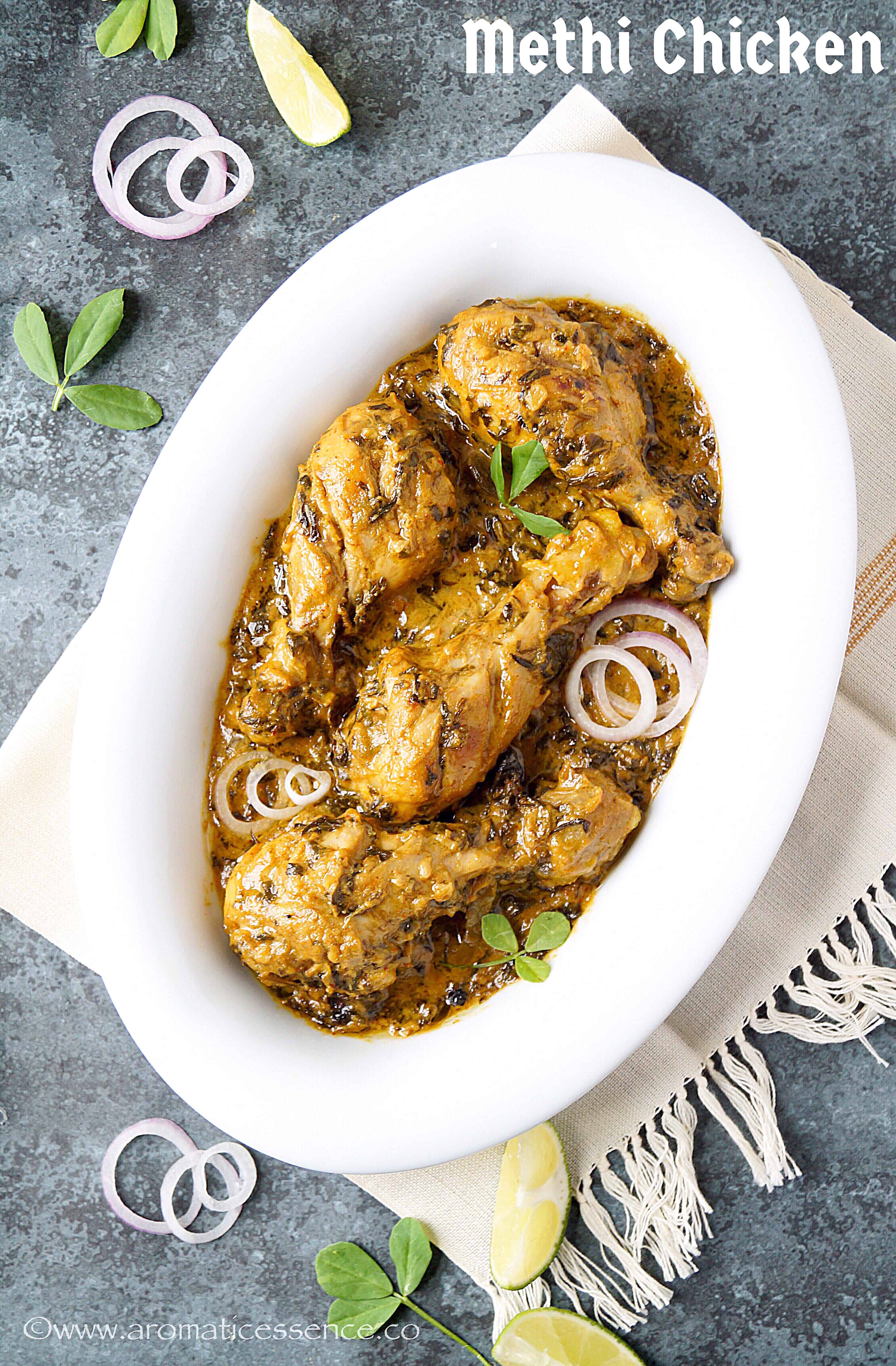 Methi Chicken Recipe Methi Malai Chicken Murgh Methi Malai