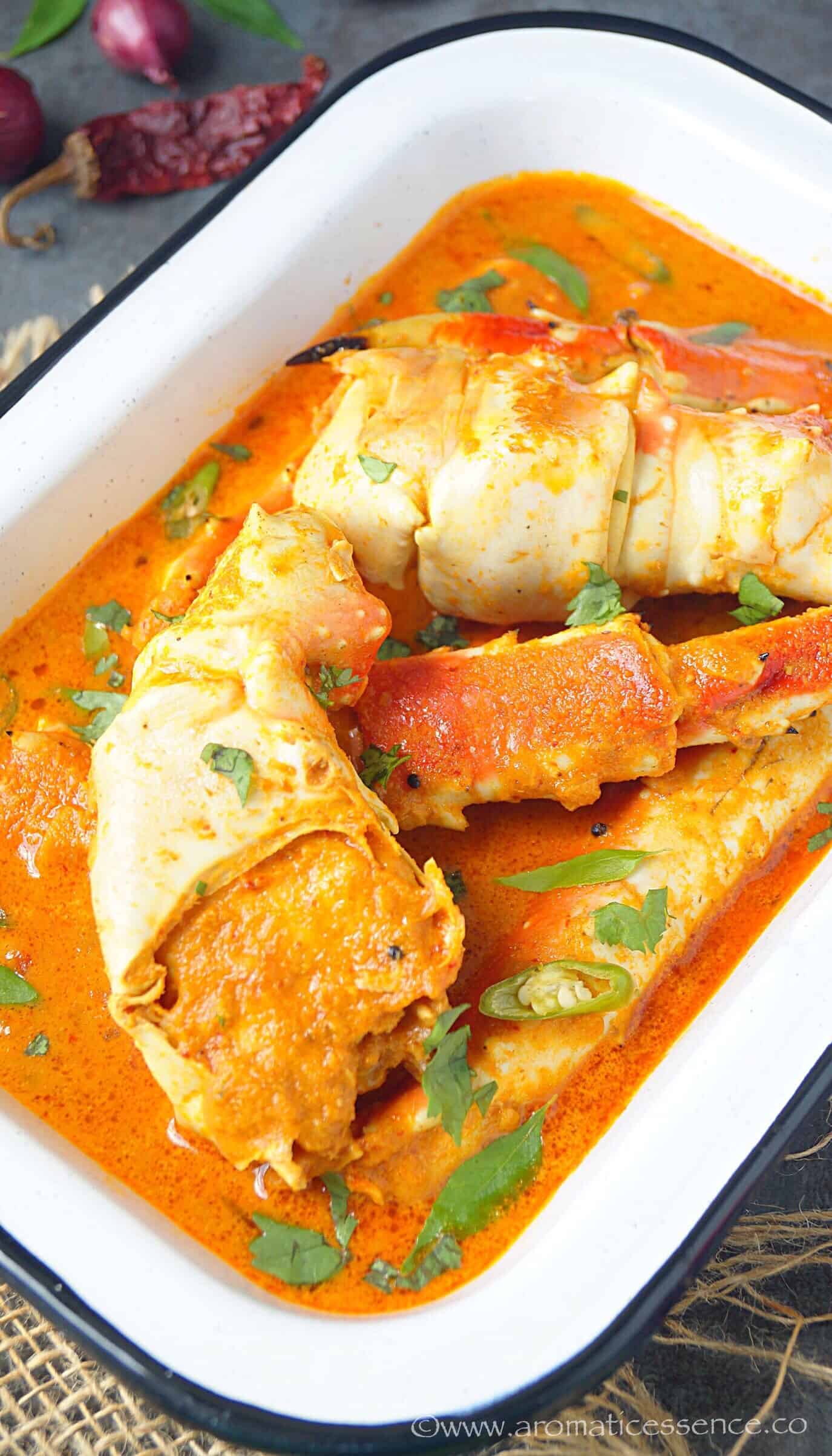 Crab Curry Recipe With Coconut Kerala Njandu Curry Aromatic Essence