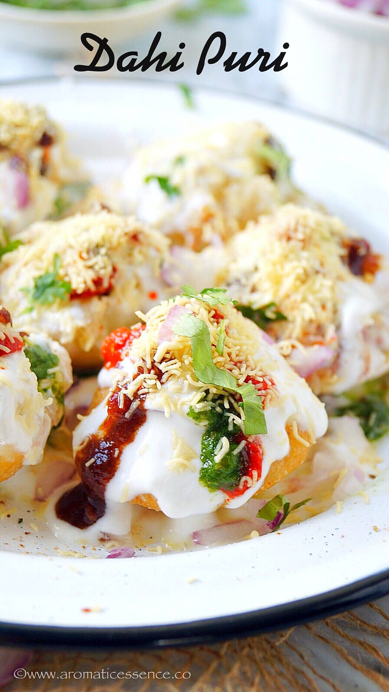 Dahi Puri Recipe How To Make Dahi Puri Aromatic Essence