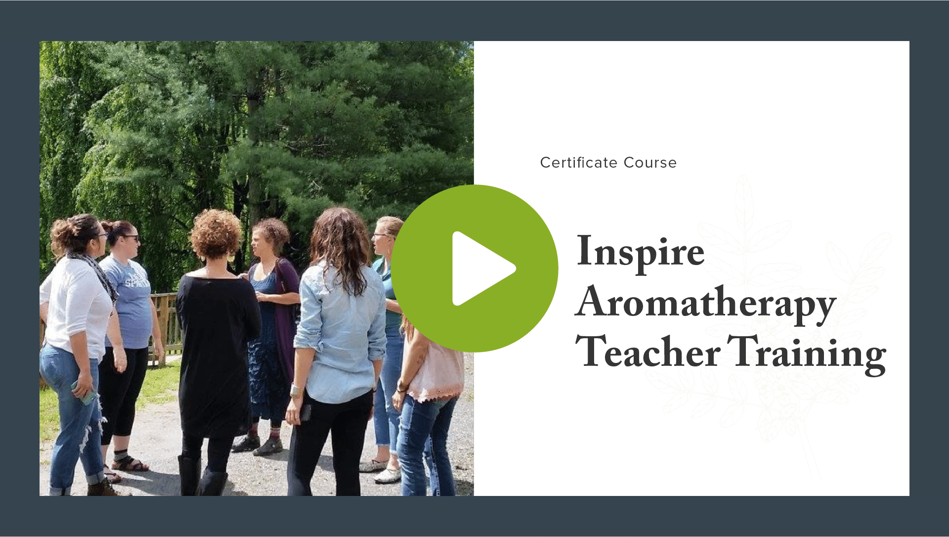 Inspire Aromatherapy Teacher Training The School of Aromatic Studies