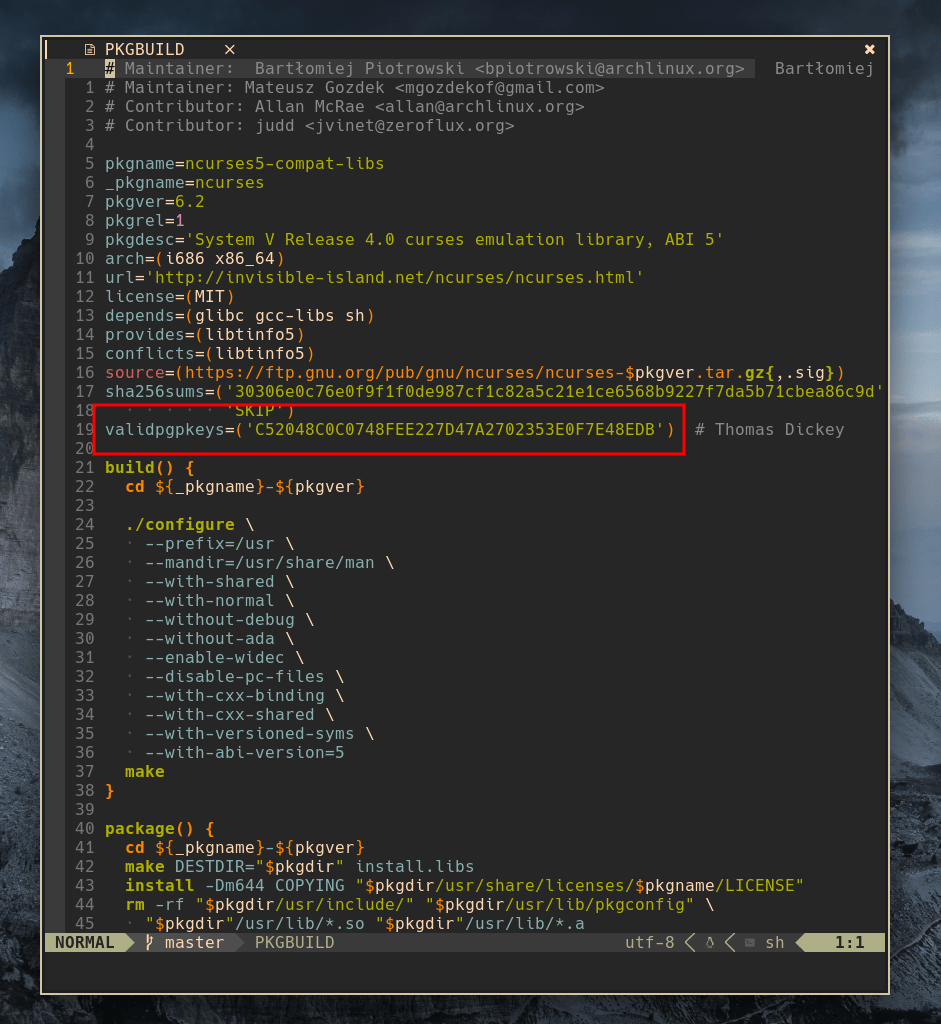 [AUR] ERROR One or more PGP signatures could not be verified