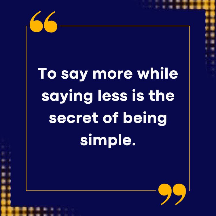 Simplicity Quotes