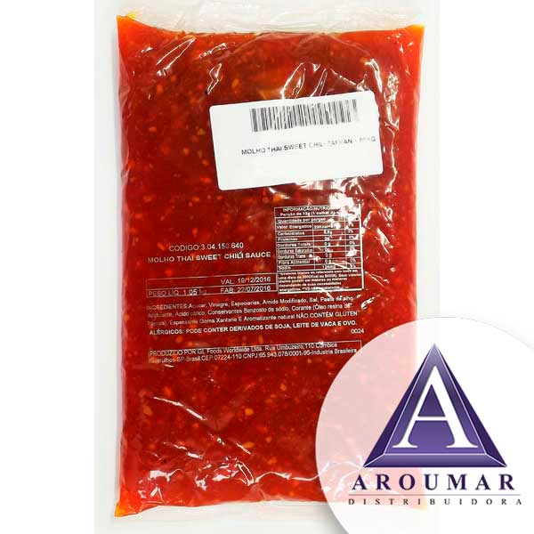MOLHO THAI SWEET CHILI ZAFRAN 1,05KG Aroumar