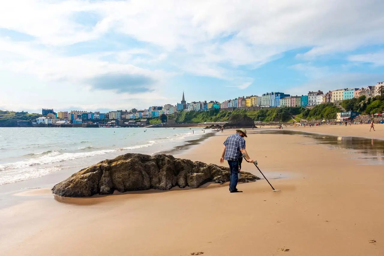 Metal Detecting in Tenby Unearth Coastal Treasures