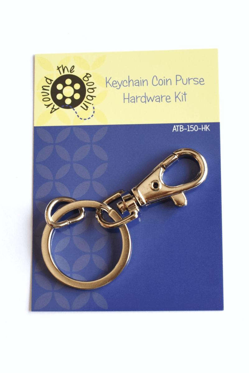 Key Chain Coin Purse Kit Around the Bobbin