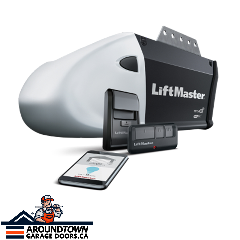 Now open garage door slowly being careful not to dislodge the temporary support. Liftmaster 8165 Chain Drive Garage Door Opener Install Aroundtown Garage Doors Ltd