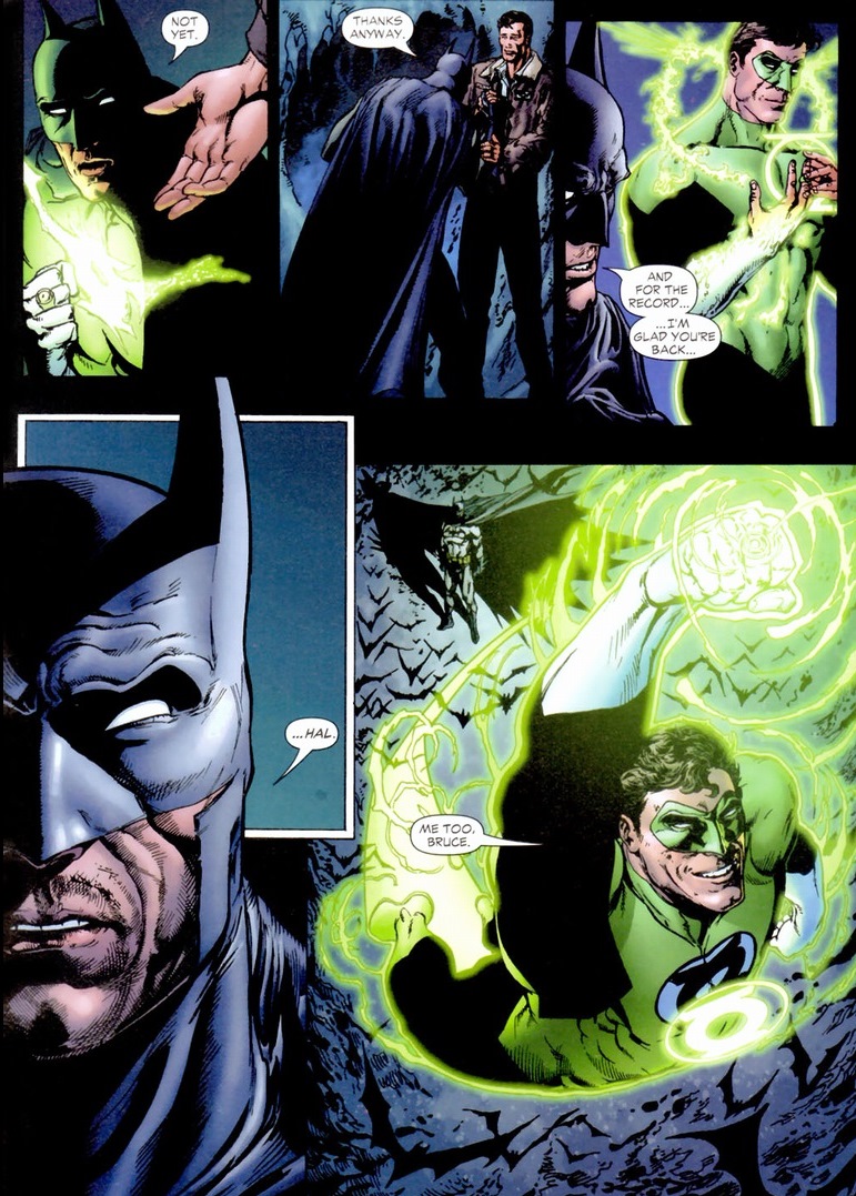 Batman With Green Lantern Ring