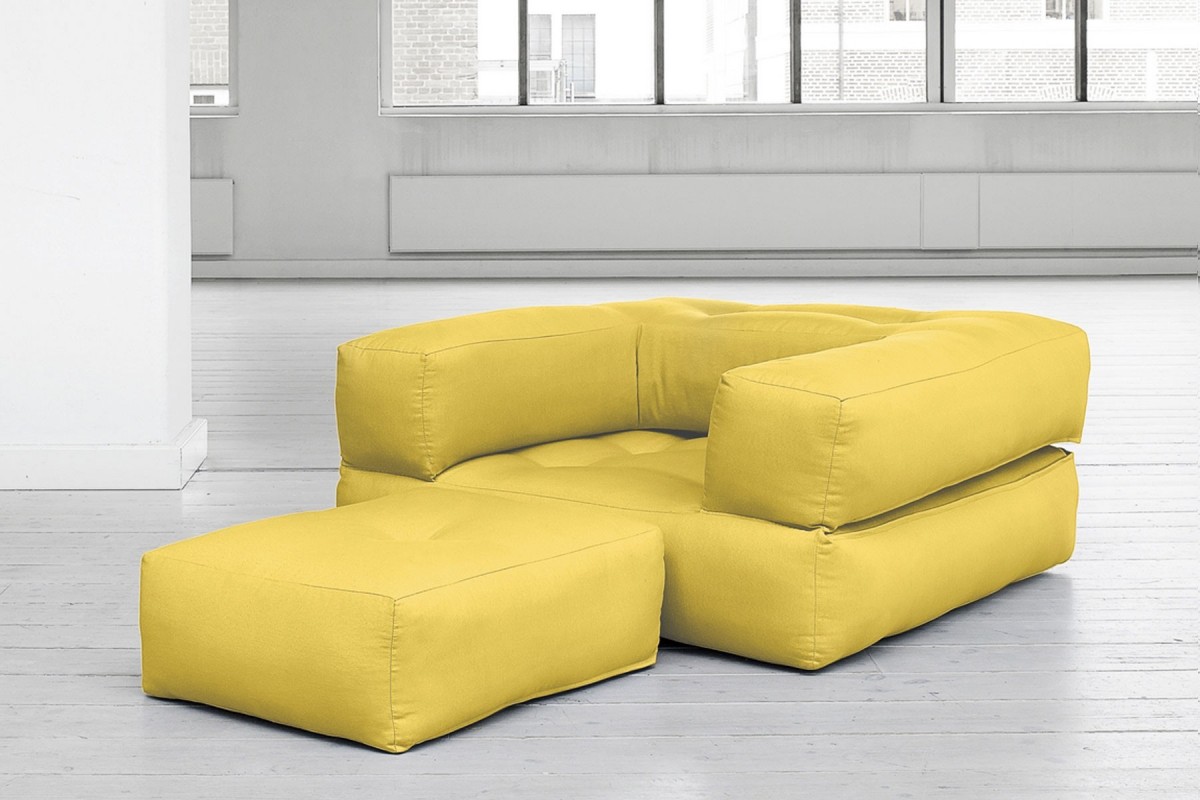 Yellow Futon Sofa / Modern sofabeds futon sleeper sofas & upholstered