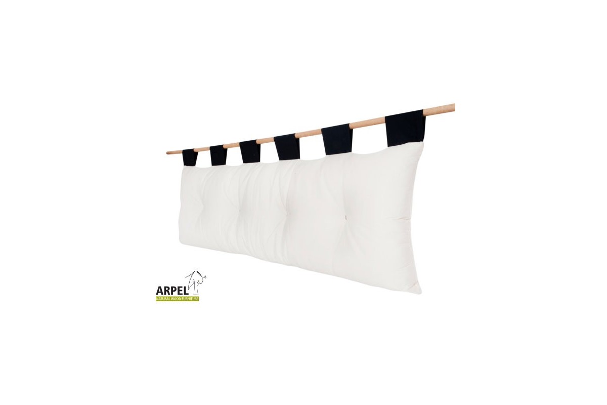 Basic Tufted Futon Headboard in Pure Organic Cotton