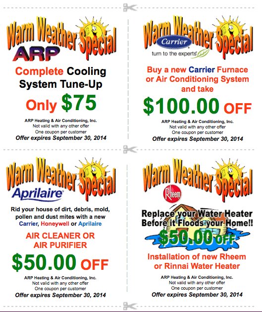 specials_coupon_2 ARP Heating & Air Conditioning
