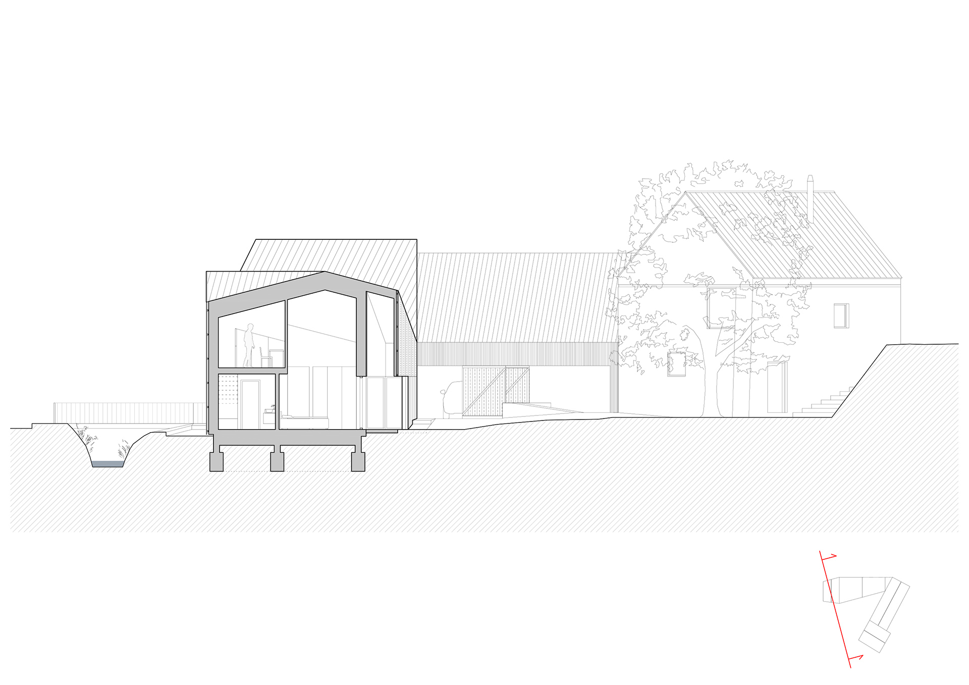 New House with Old Mill ARQA