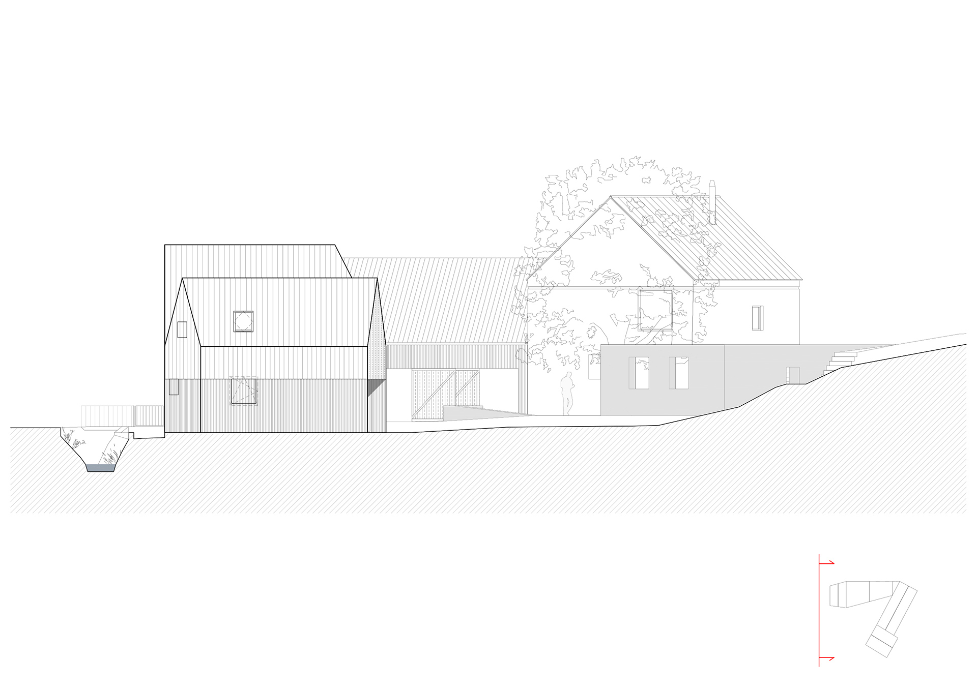 New House with Old Mill ARQA