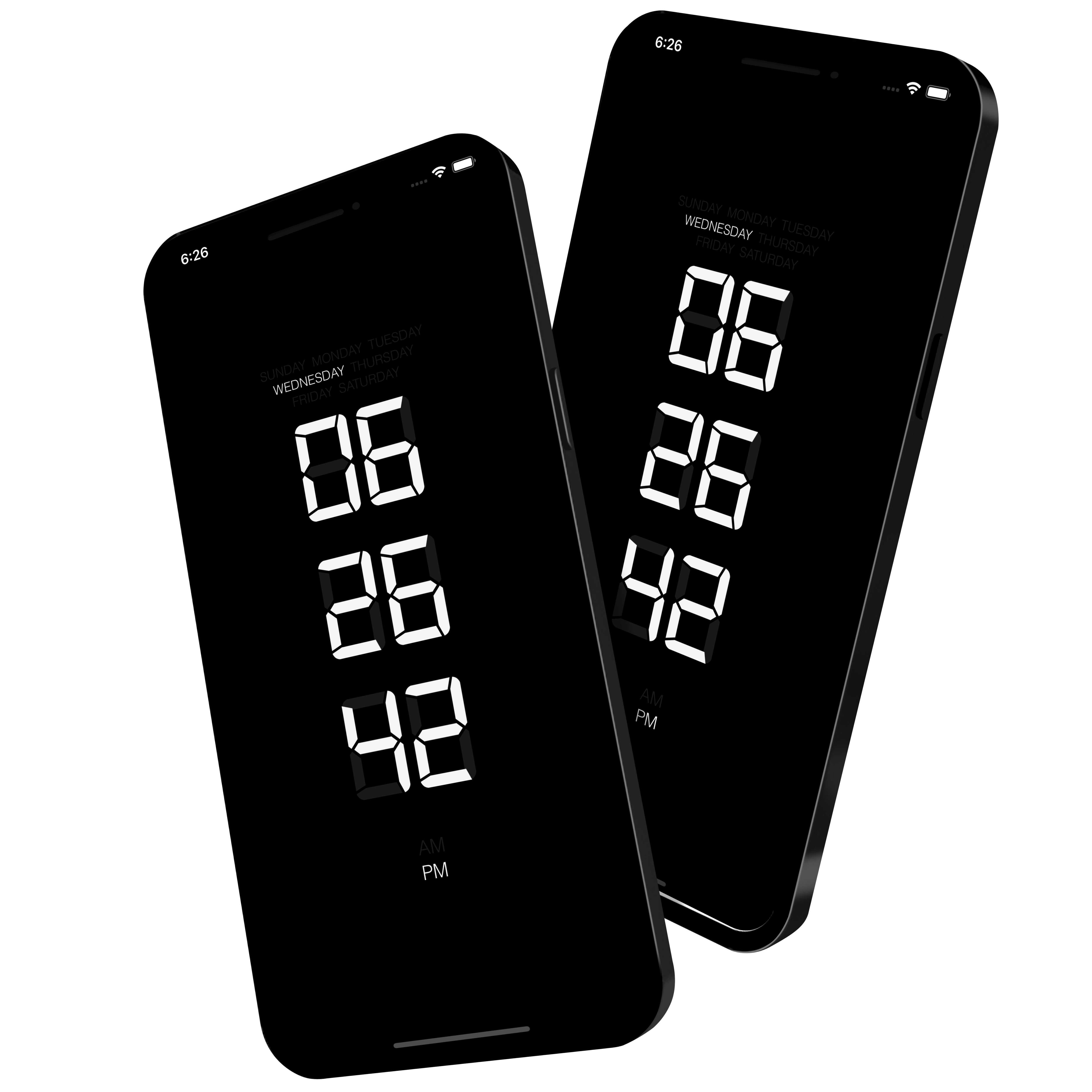 ARQ media IOS & Android digiclock