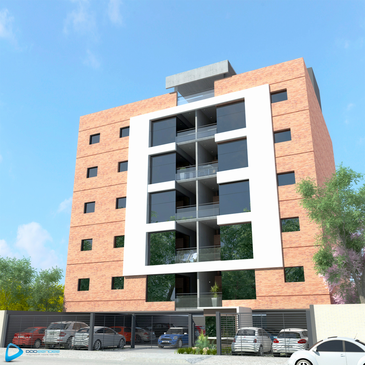 » 3D Edificio Multifamiliar Render » Paraguay