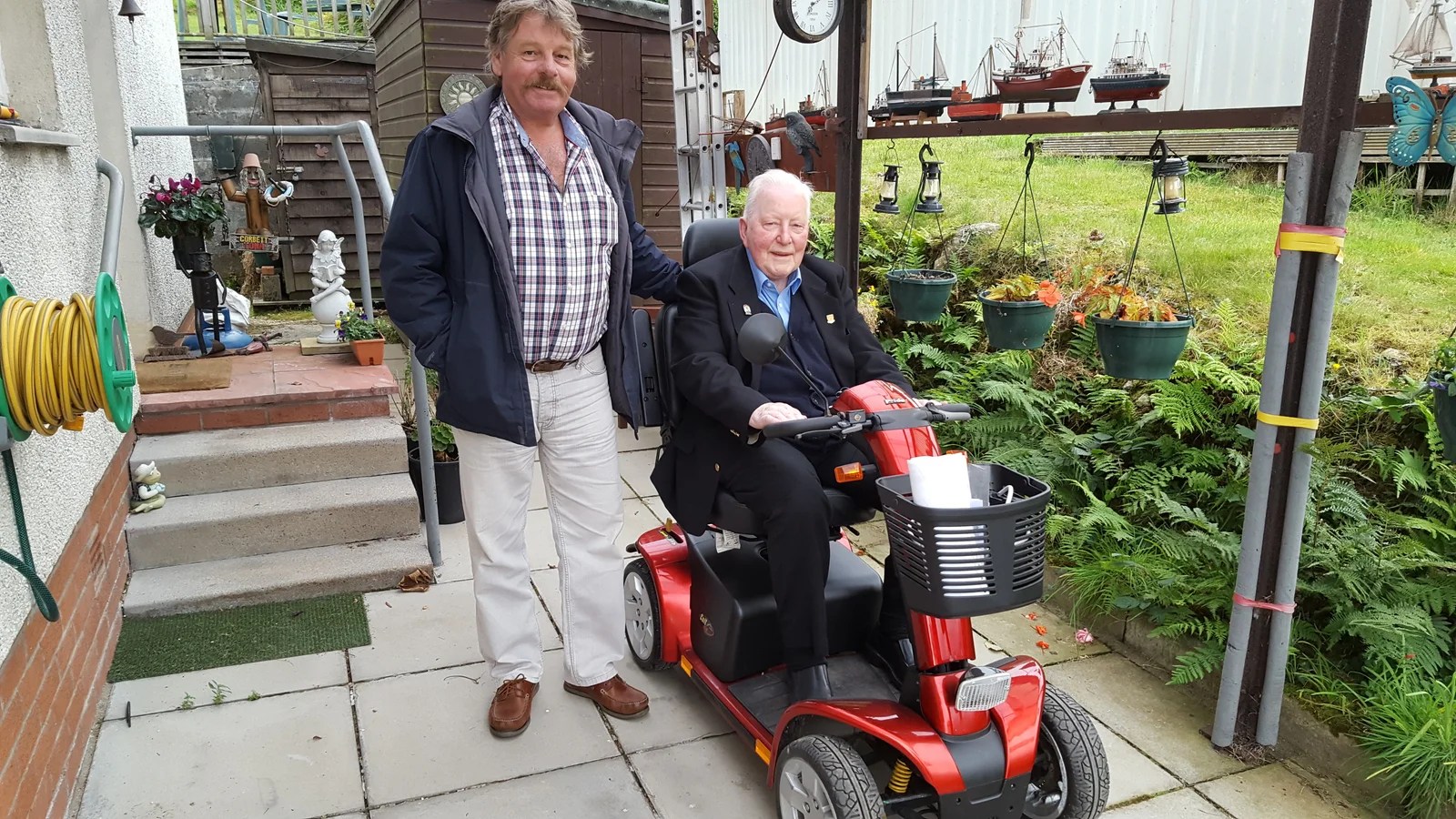 Donation of Mobility Scooter Arran Freemasonry